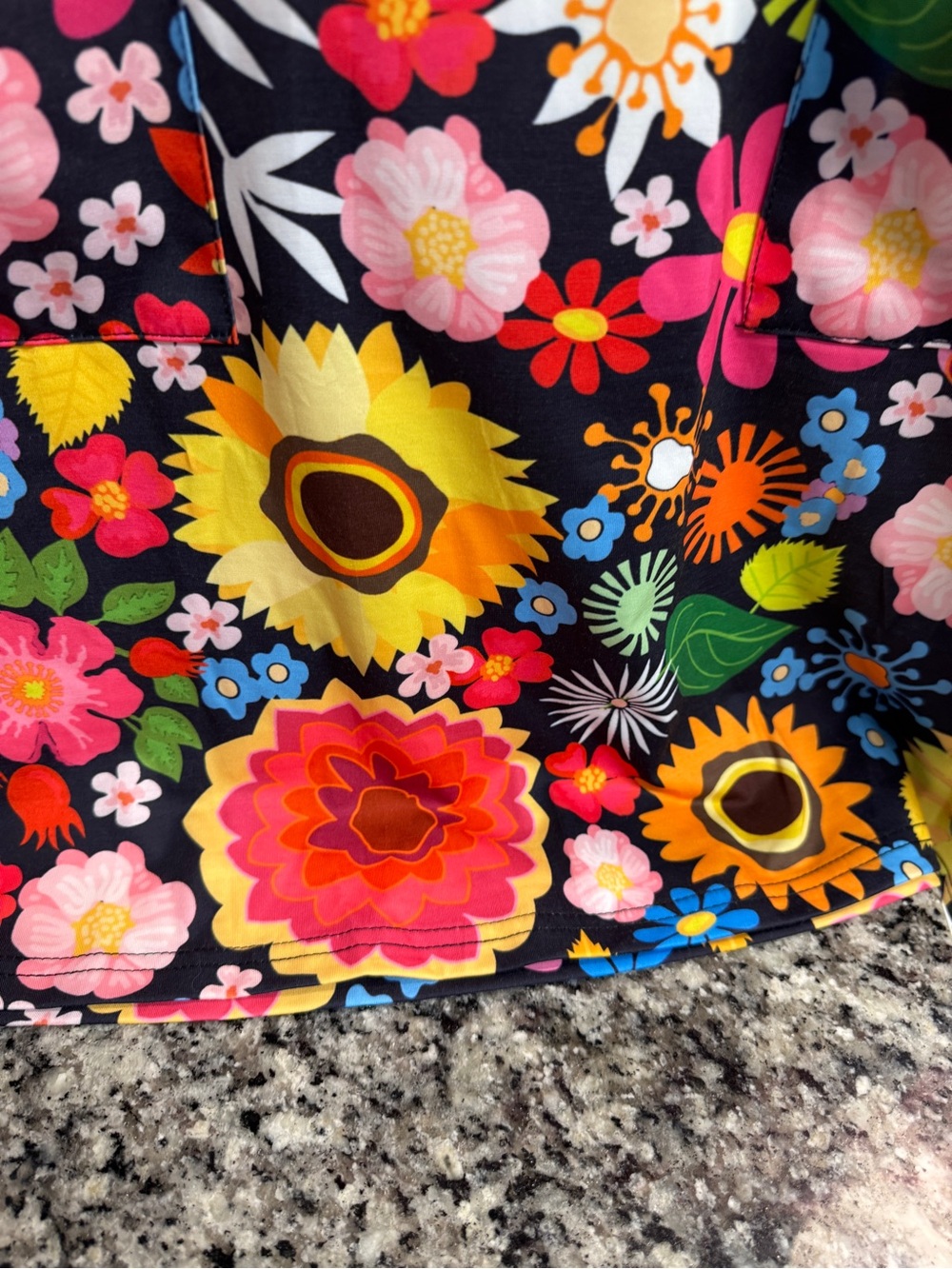 Bright Floral Tank Dress - Multicolor - Picture 9 of 11
